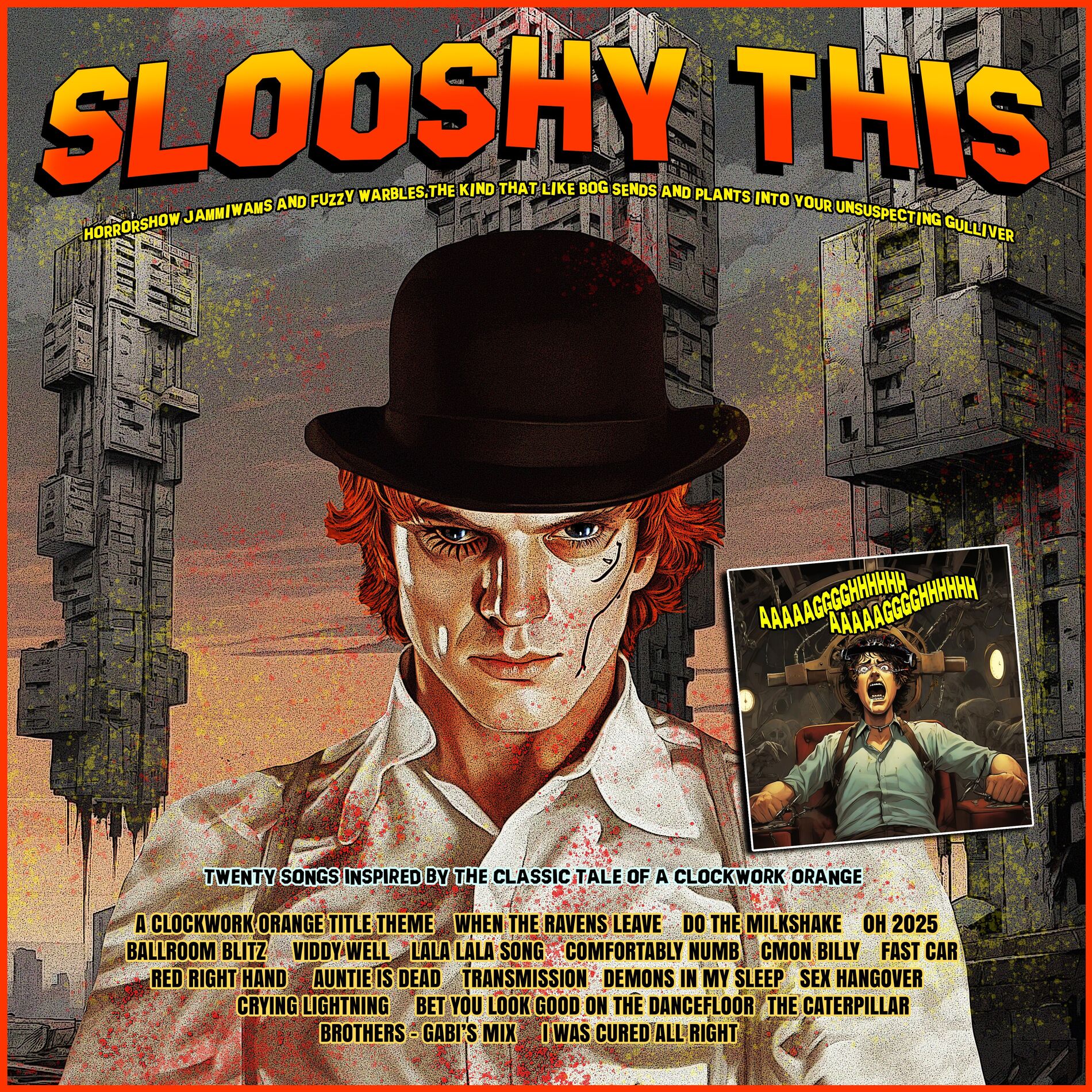 Album cover of Slooshy This - 20 Songs Inspired By A Clockwork Orange