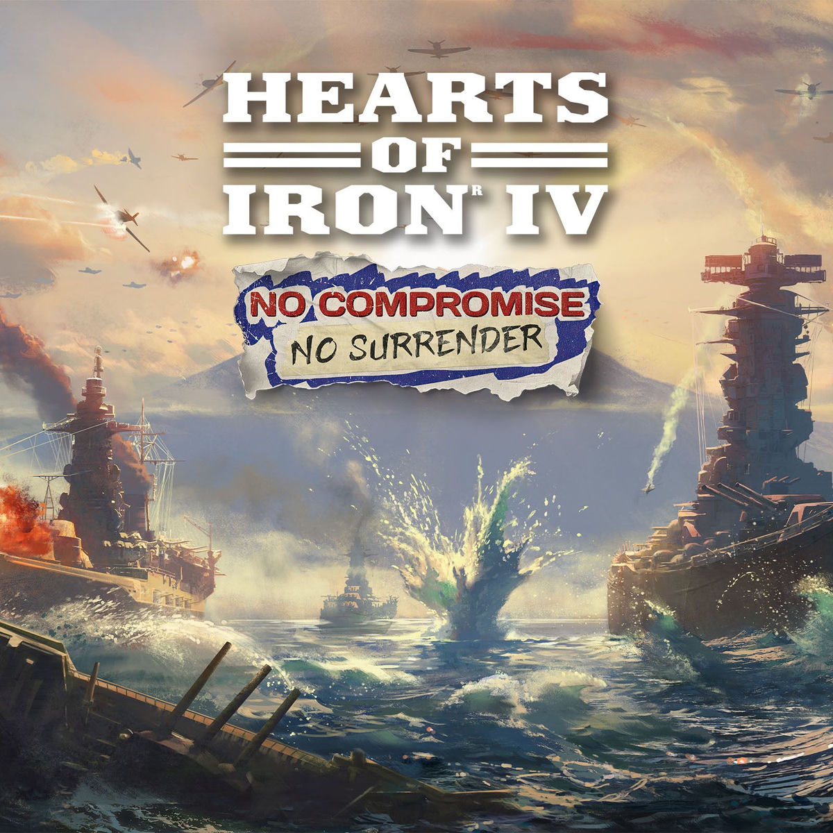 Album cover of Hearts of Iron IV - No Compromise, No Surrender (Original Game Soundtrack)