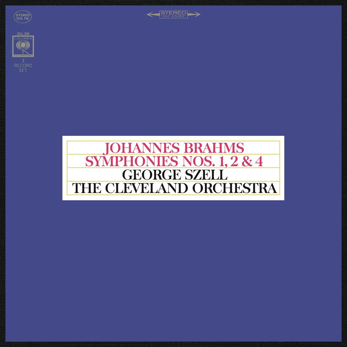 Album cover of Brahms: Symphonies Nos. 1, 2 & 4 (Remastered)