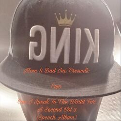 Cover of Can I Speak to the World for a Second, Vol. 3 (Speech Album)