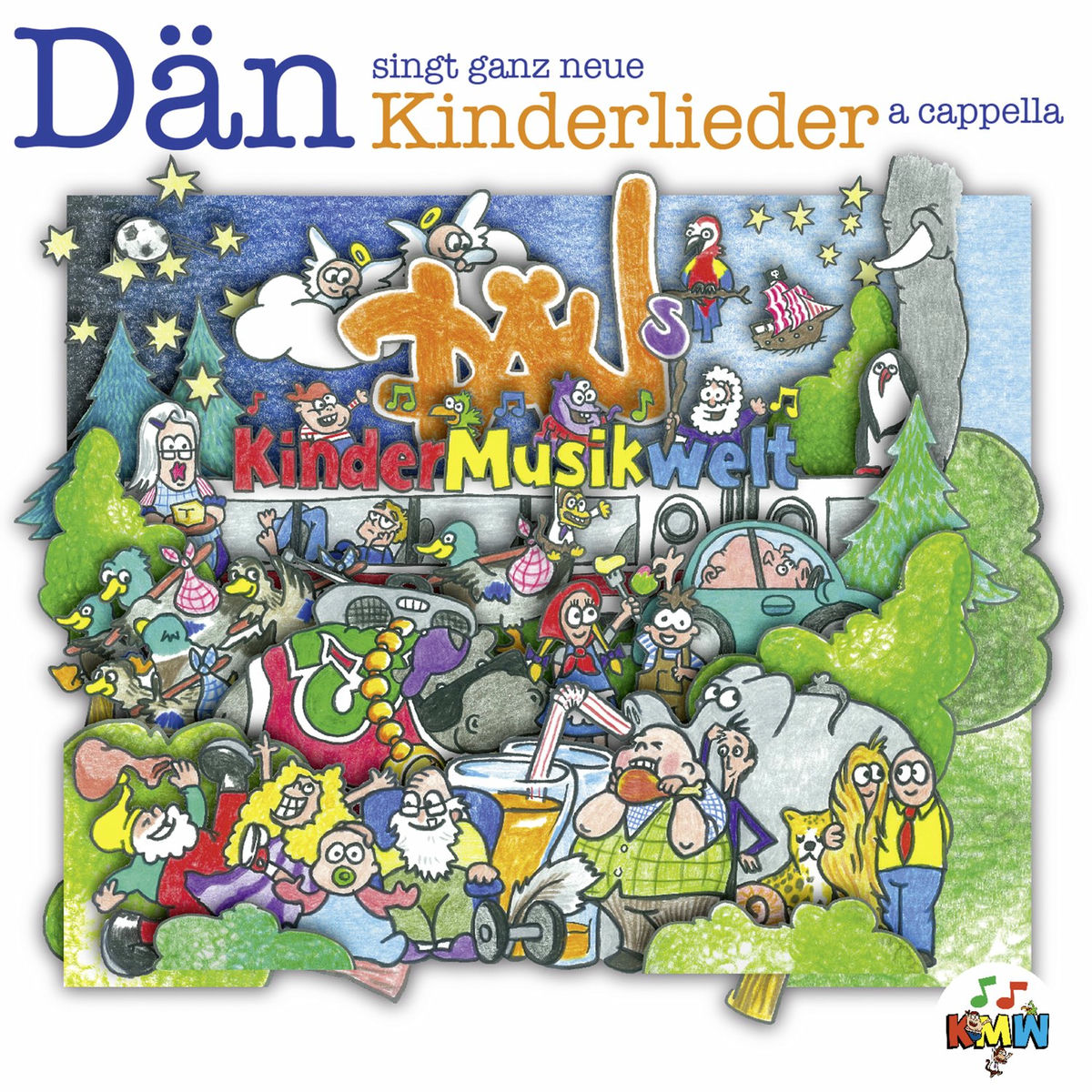Album cover of DÄNs Kindermusikwelt, Vol. 1 - Dän singt ganz neue Kinderlieder a cappella
