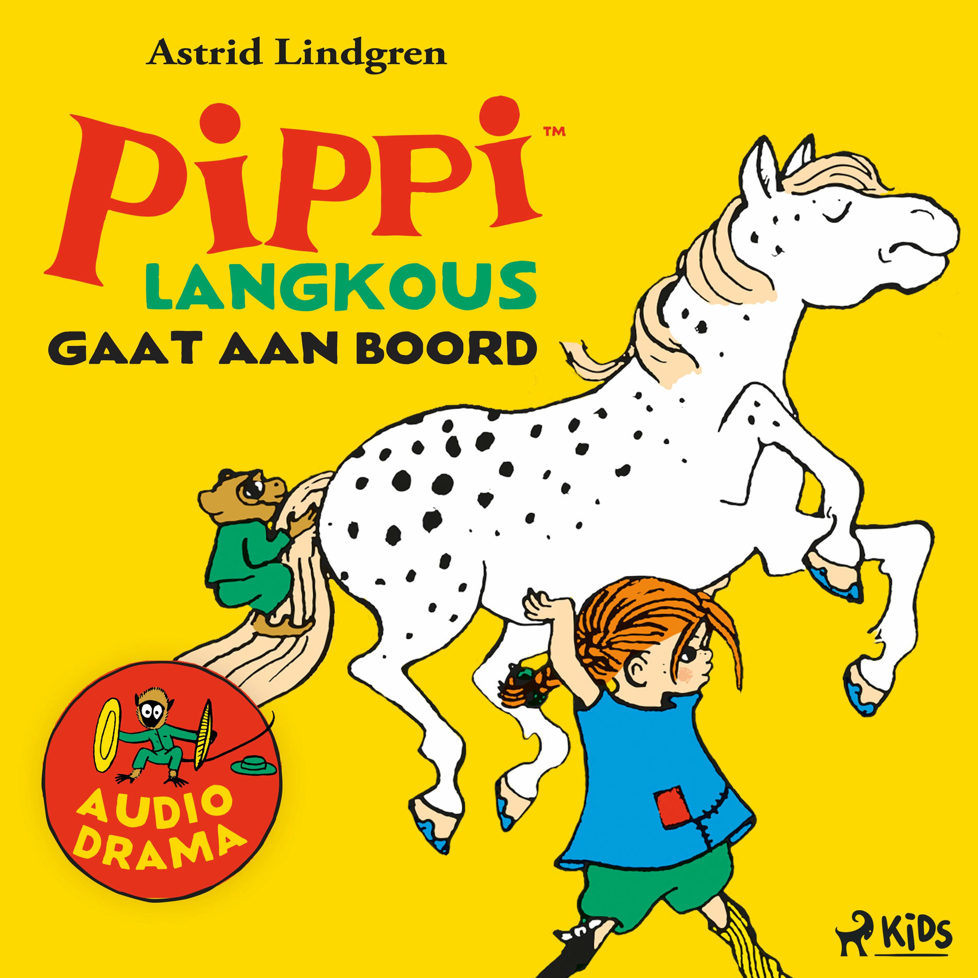 Album cover of Pippi Langkous gaat aan boord (hoorspel)