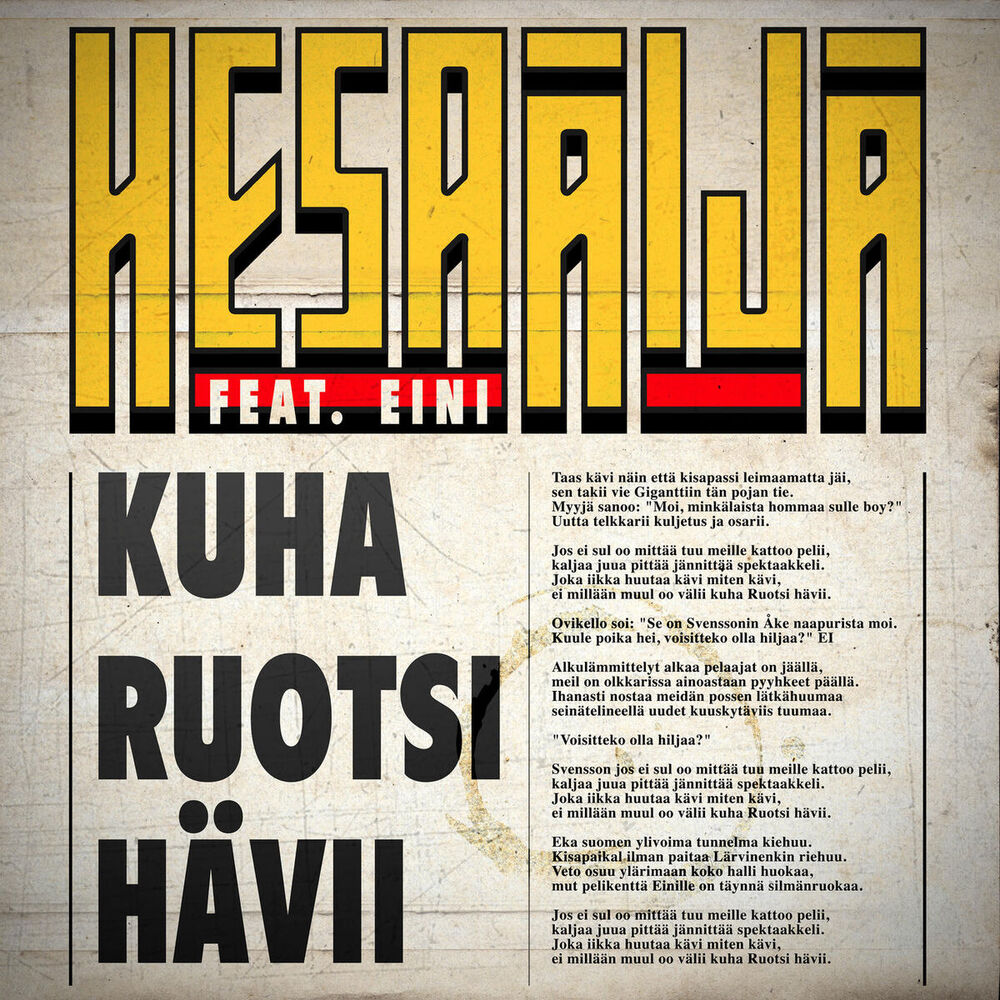 Picture of Kuha Ruotsi hävii (feat. Eini)