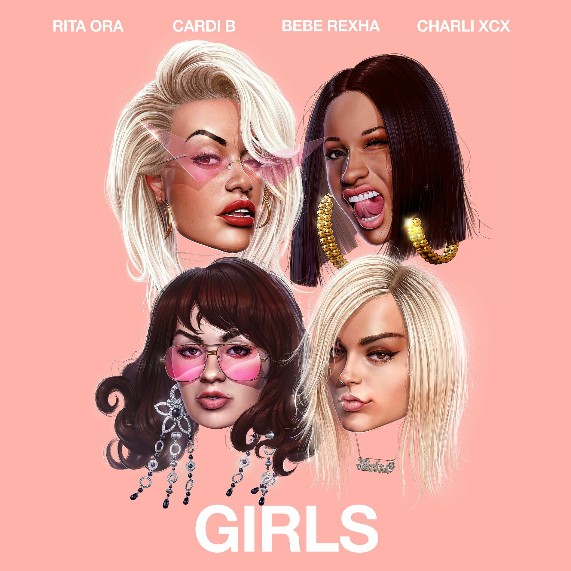 Album cover of Girls (feat. Cardi B, Bebe Rexha & Charli XCX)