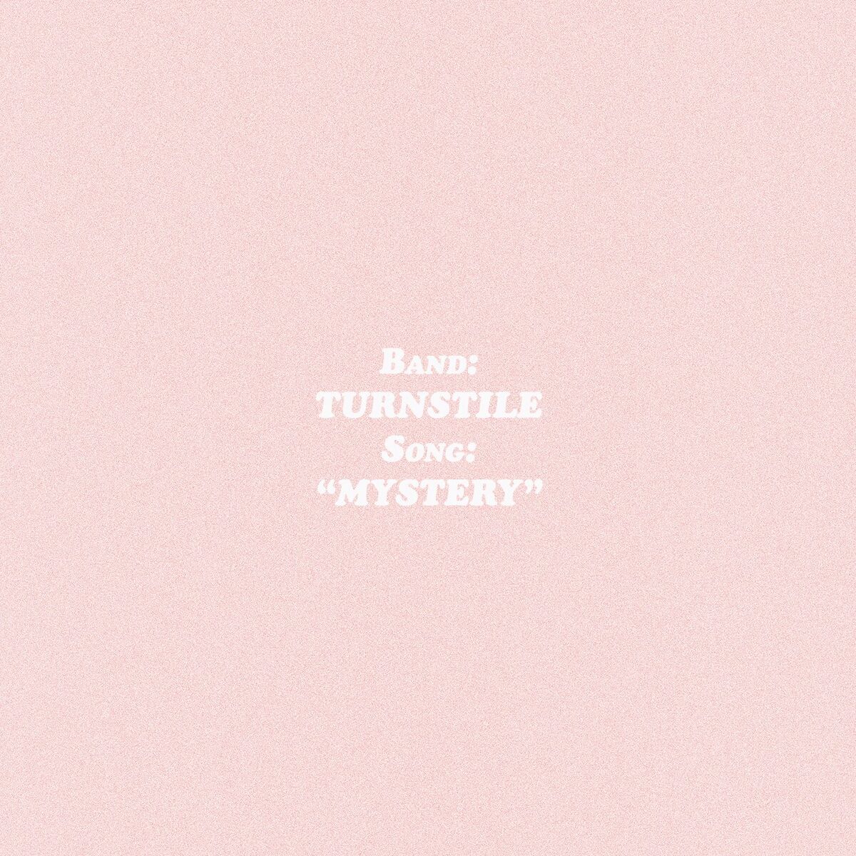 Album cover of MYSTERY