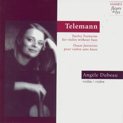 Cover of Telemann: Twelve Fantasias for Violin Without Bass (Douze Fantaisies Pour Violon Sans Basse)