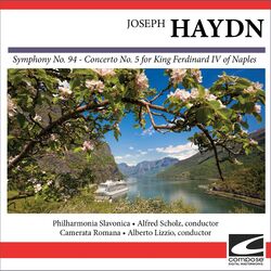 Cover of Joseph Haydn - Symphony No. 91 - Concerto No. 5 for King Ferdinard IV of Naples