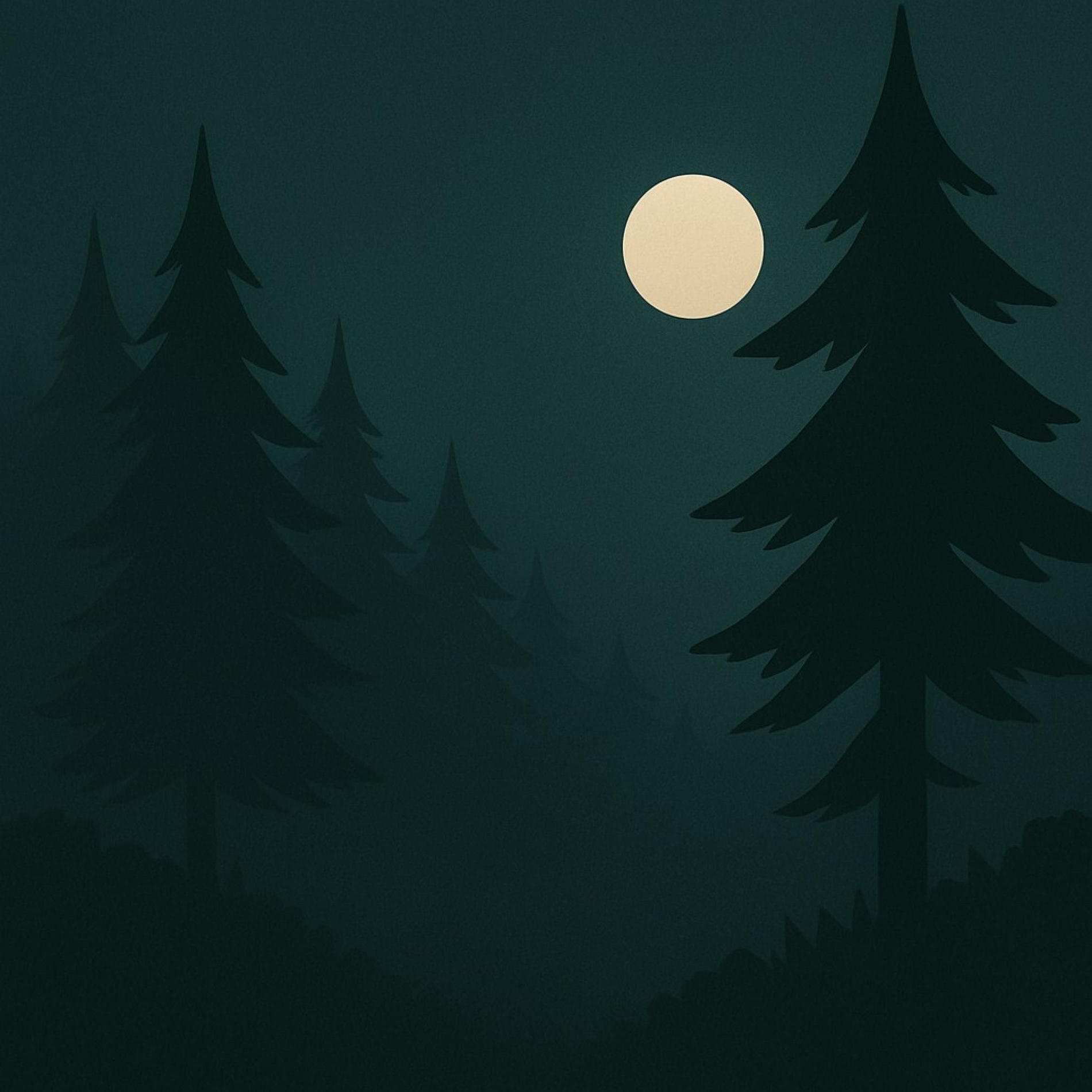 Album cover of night forest