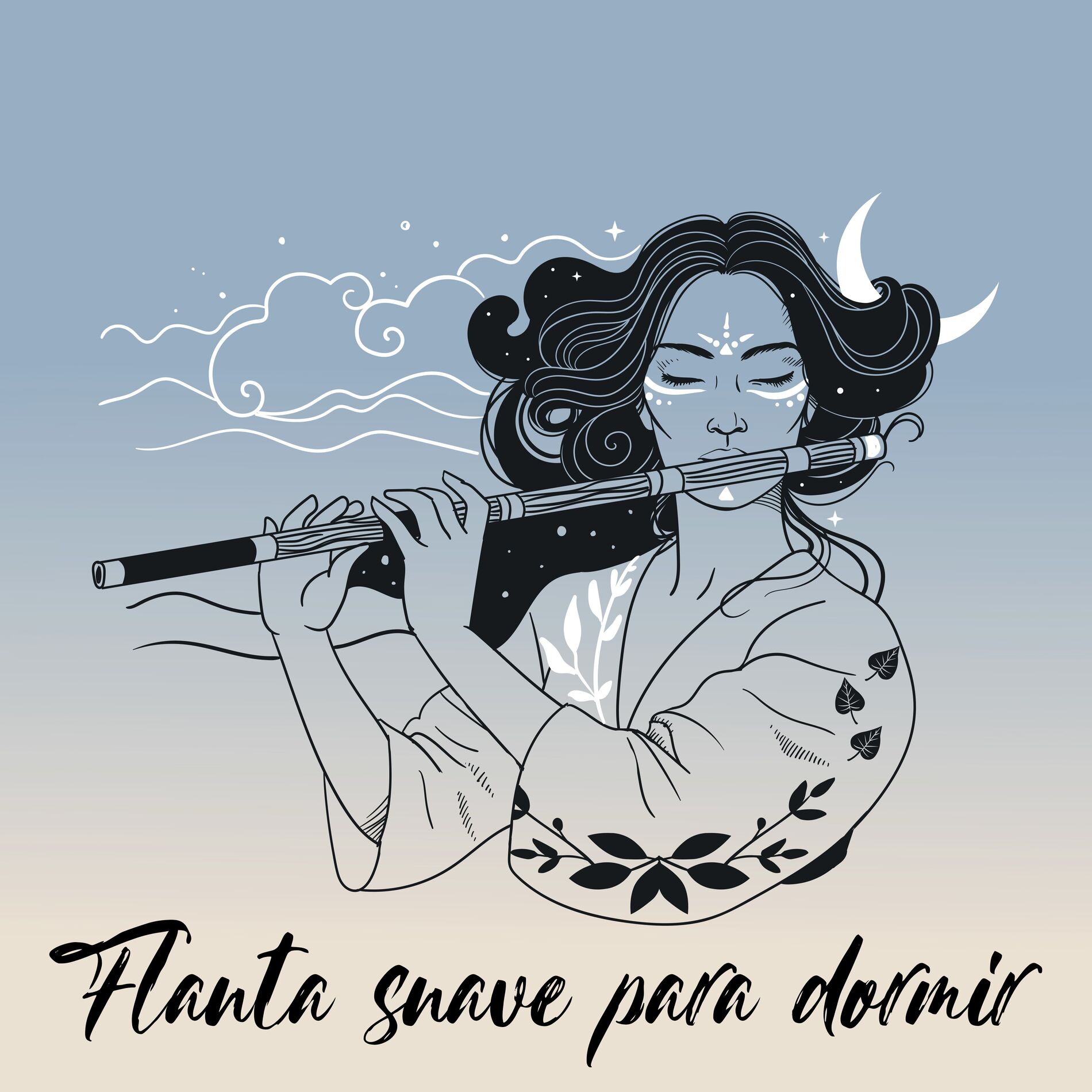 Album cover of Flauta suave para dormir: Cantos lunares para um sono tranquilo