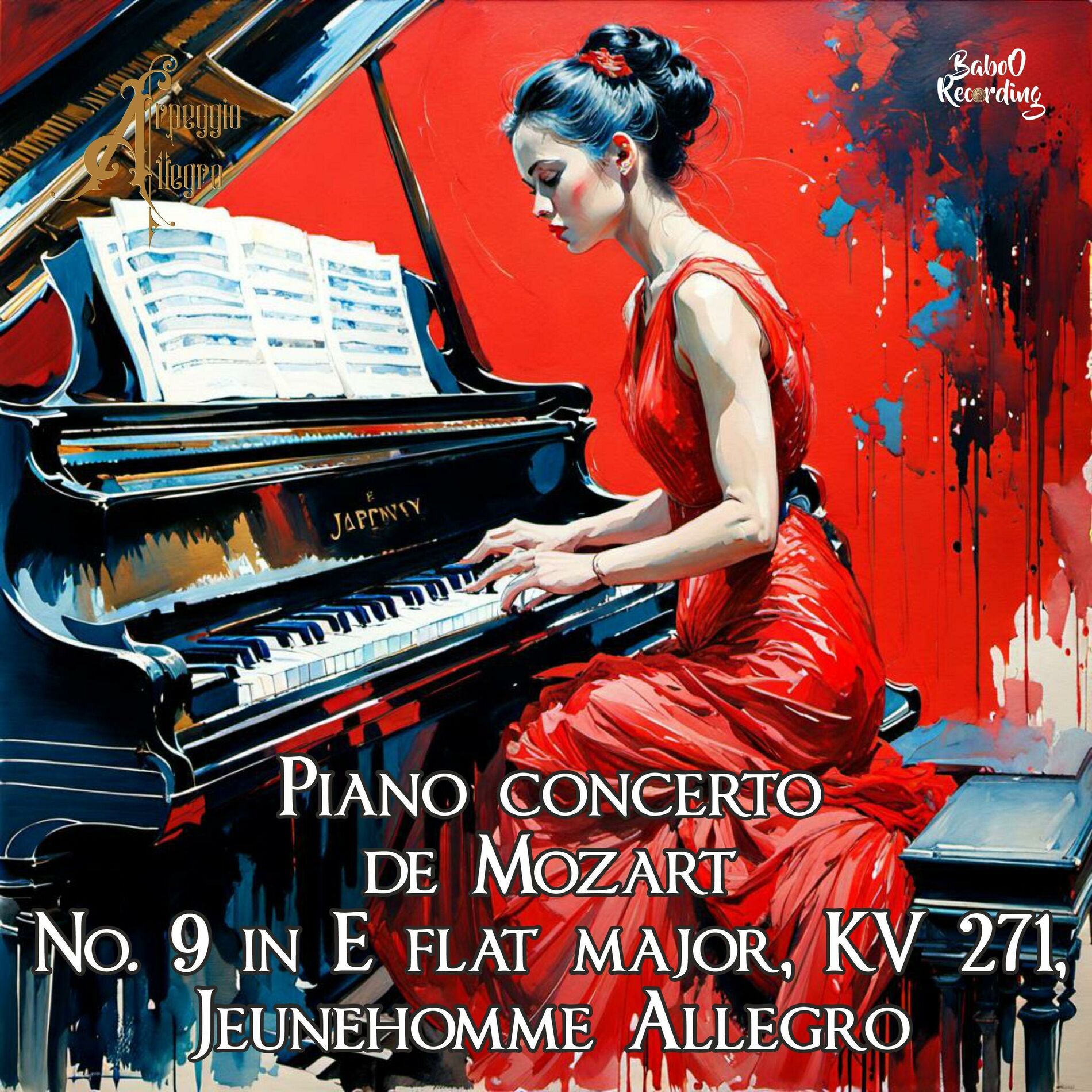 Album cover of Piano concerto de Mozart No. 9 in E flat major, KV 271, Jeune Homme Allegro