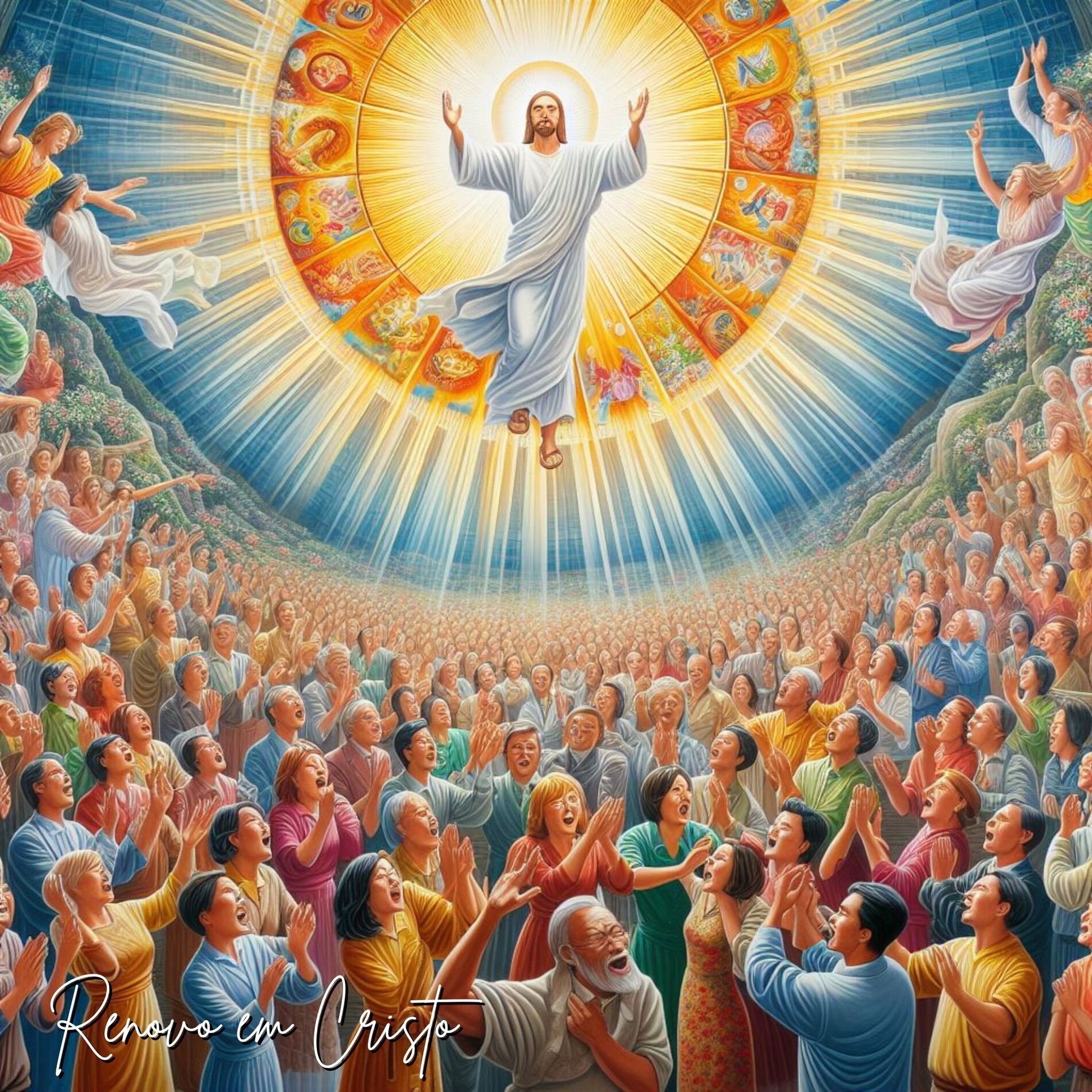 Album cover of Renovo em Cristo