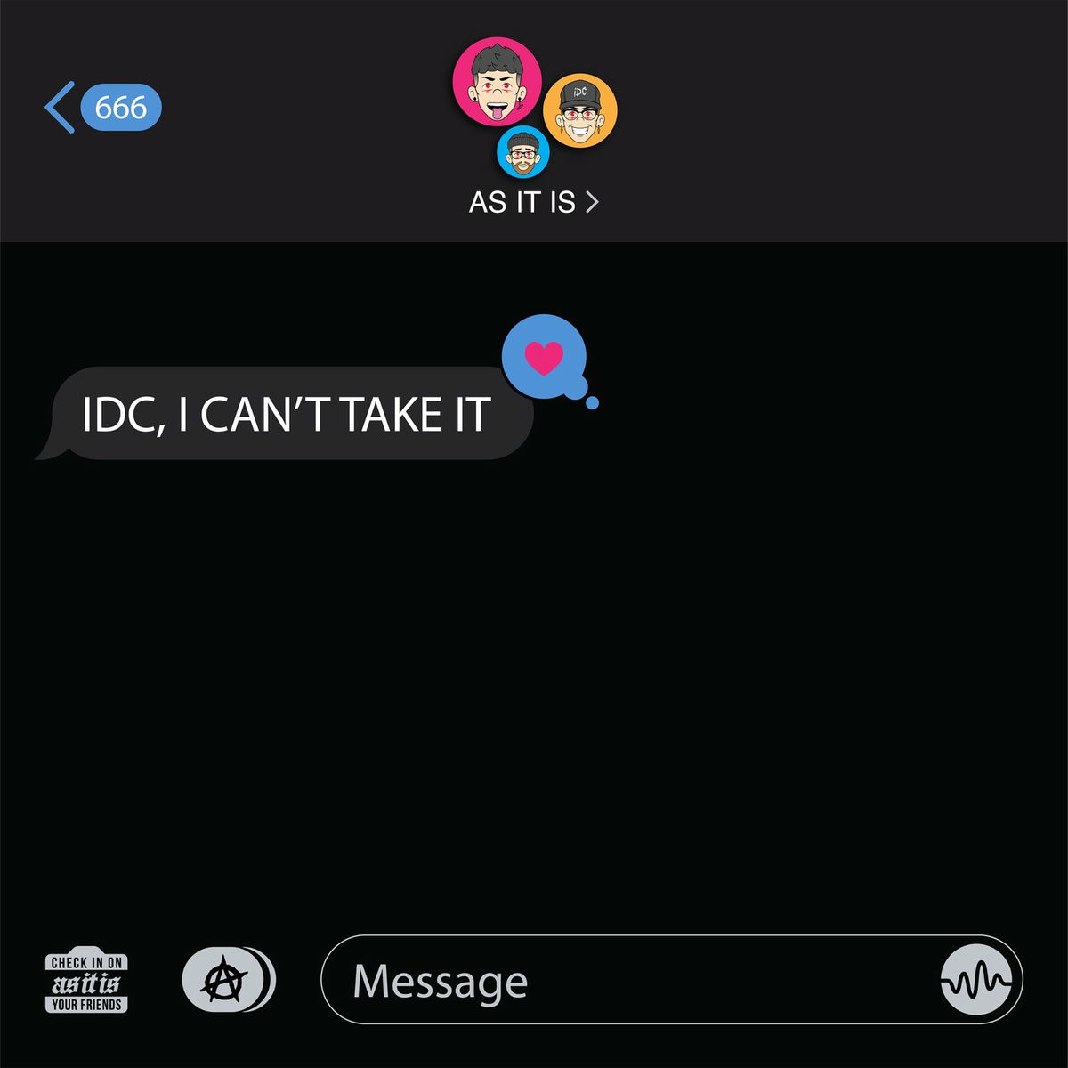 Album cover of IDC, I CAN’T TAKE IT