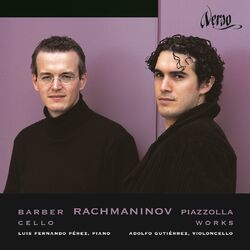 Cover of Cello Works: Barber - Piazzolla - Rachmaninov