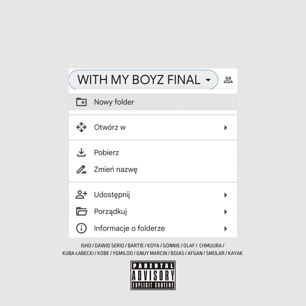 Album cover of WITH MY BOYZ