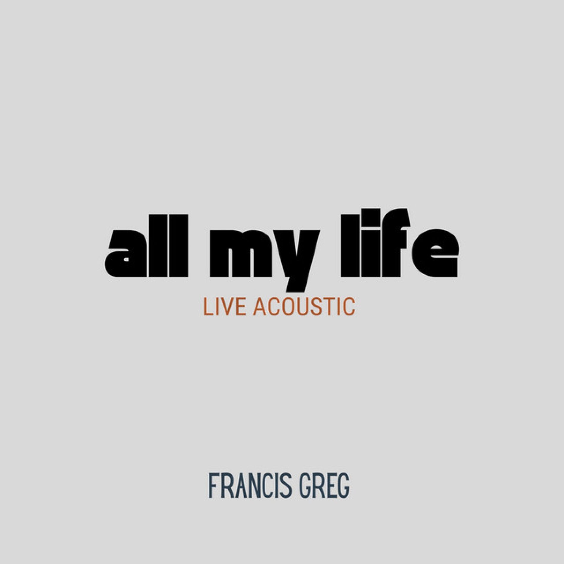 Album cover of All My Life (Live)