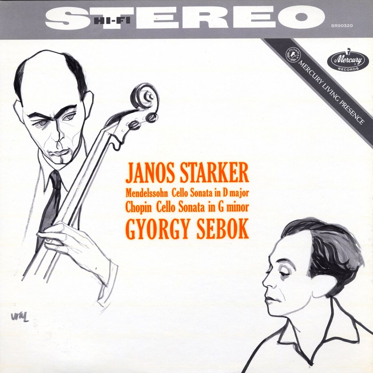 Album cover of Mendelssohn and Chopin Sonatas for Cello and Piano (The Mercury Masters, Vol. 2)
