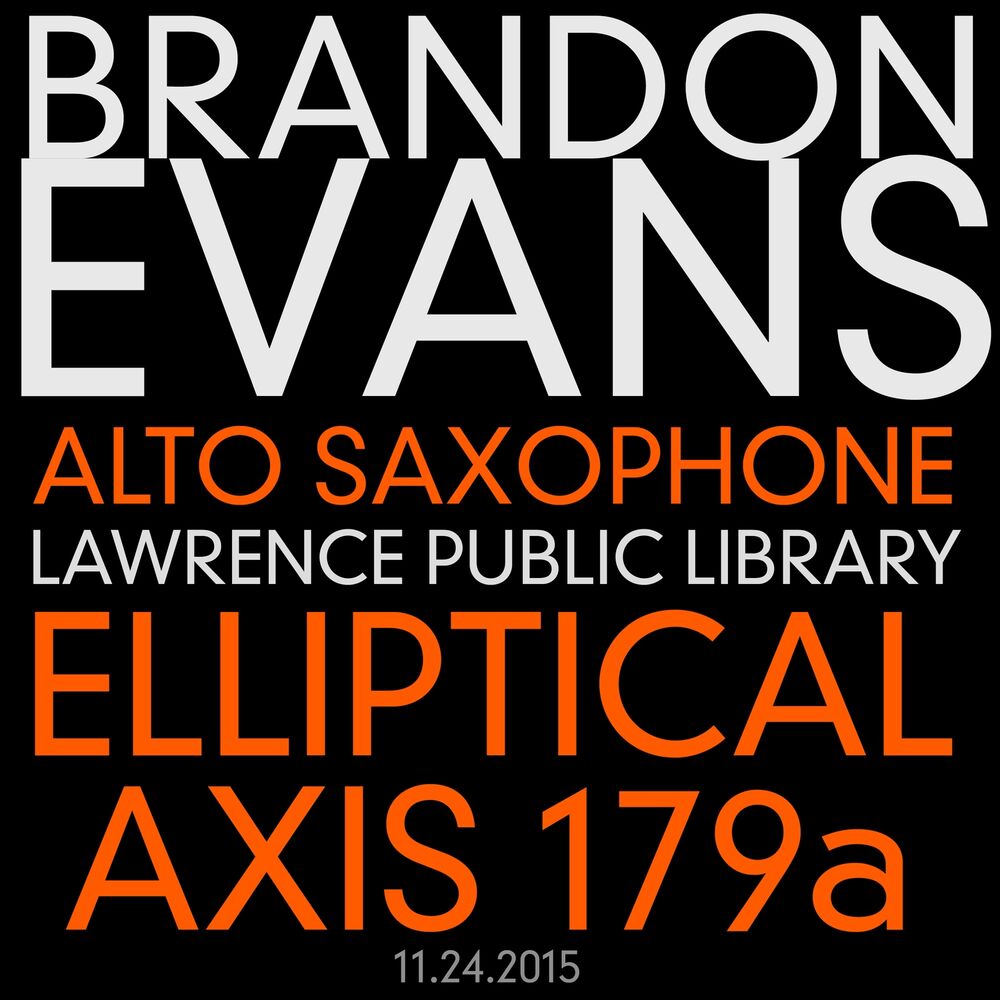 Picture of Elliptical Axis 179a (solo alto saxophone) Lawrence Public Library