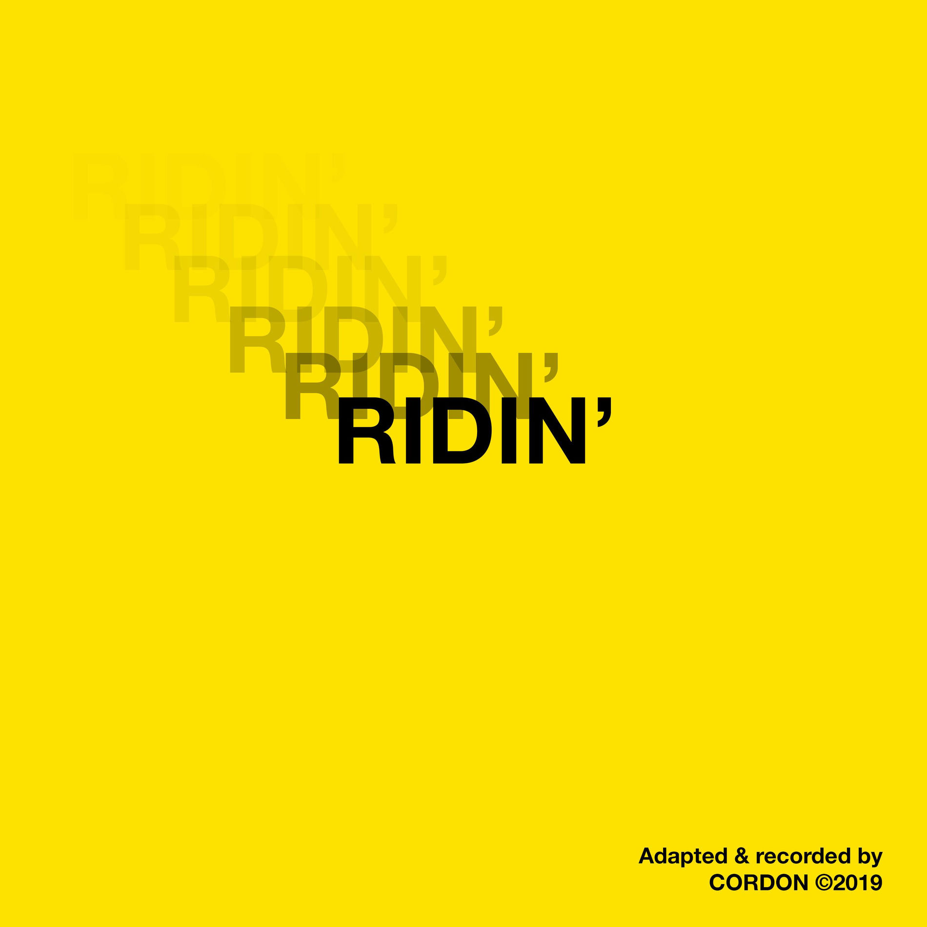 Album cover of Ridin'