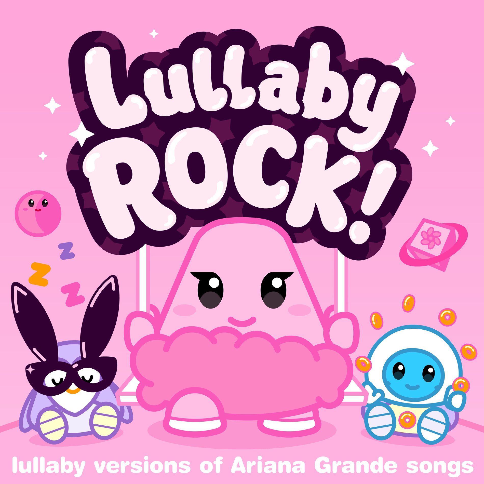 Album cover of Lullaby Versions of Ariana Grande Songs