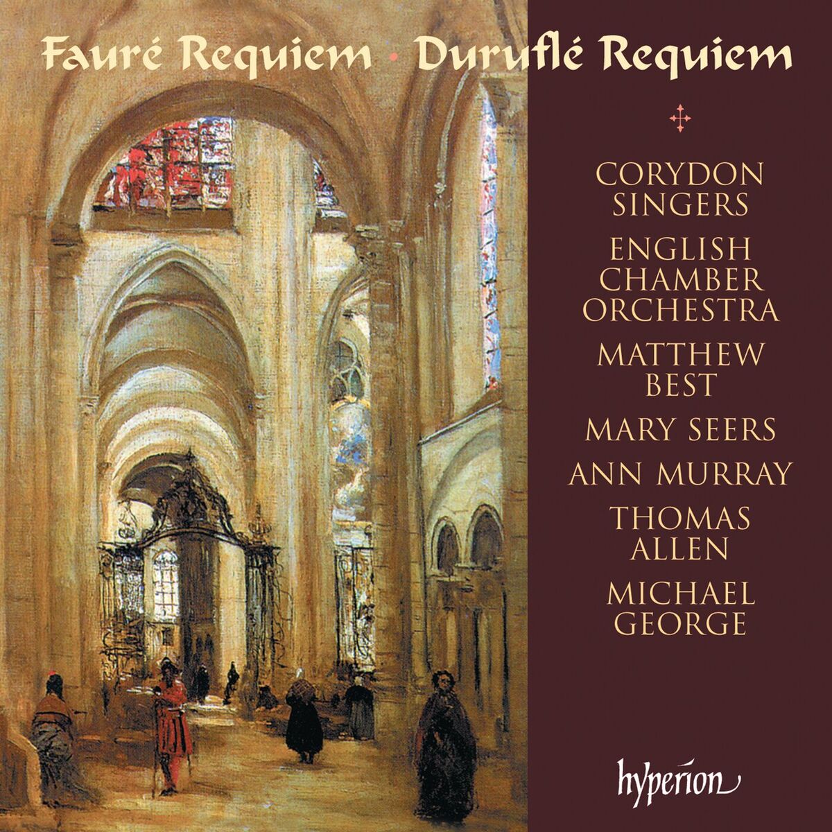 Album cover of Fauré: Requiem – Duruflé: Requiem