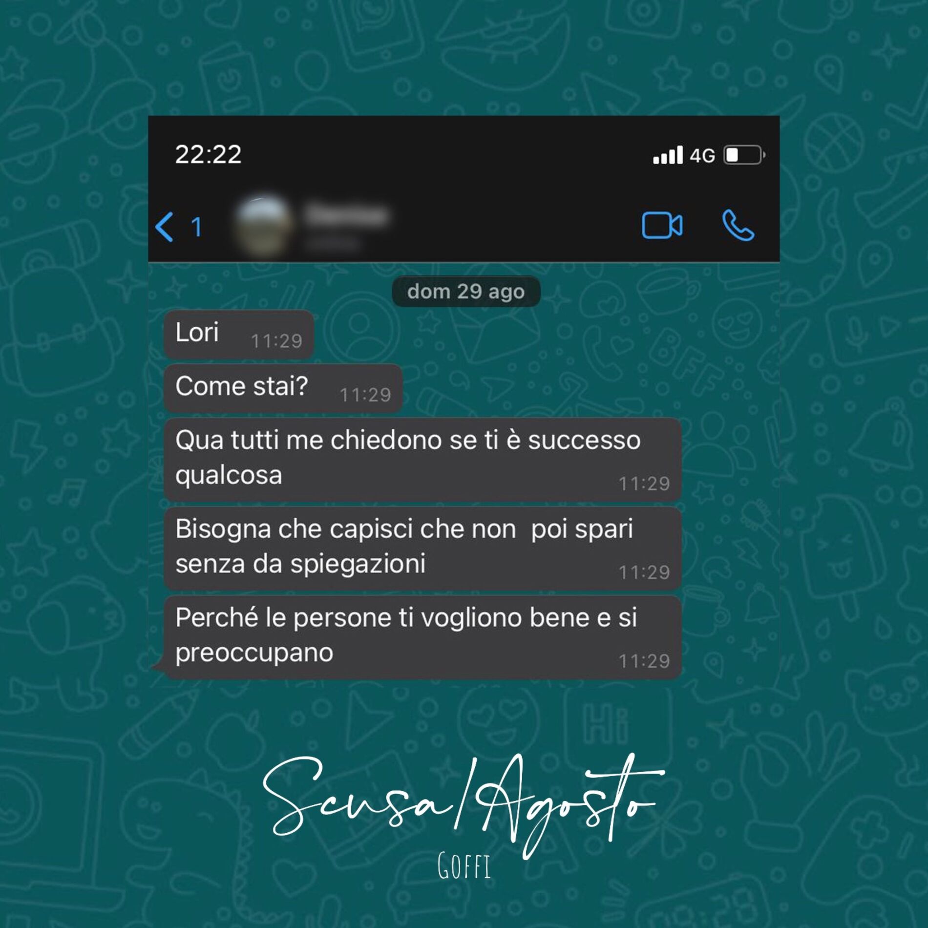 Album cover of Scusa/Agosto