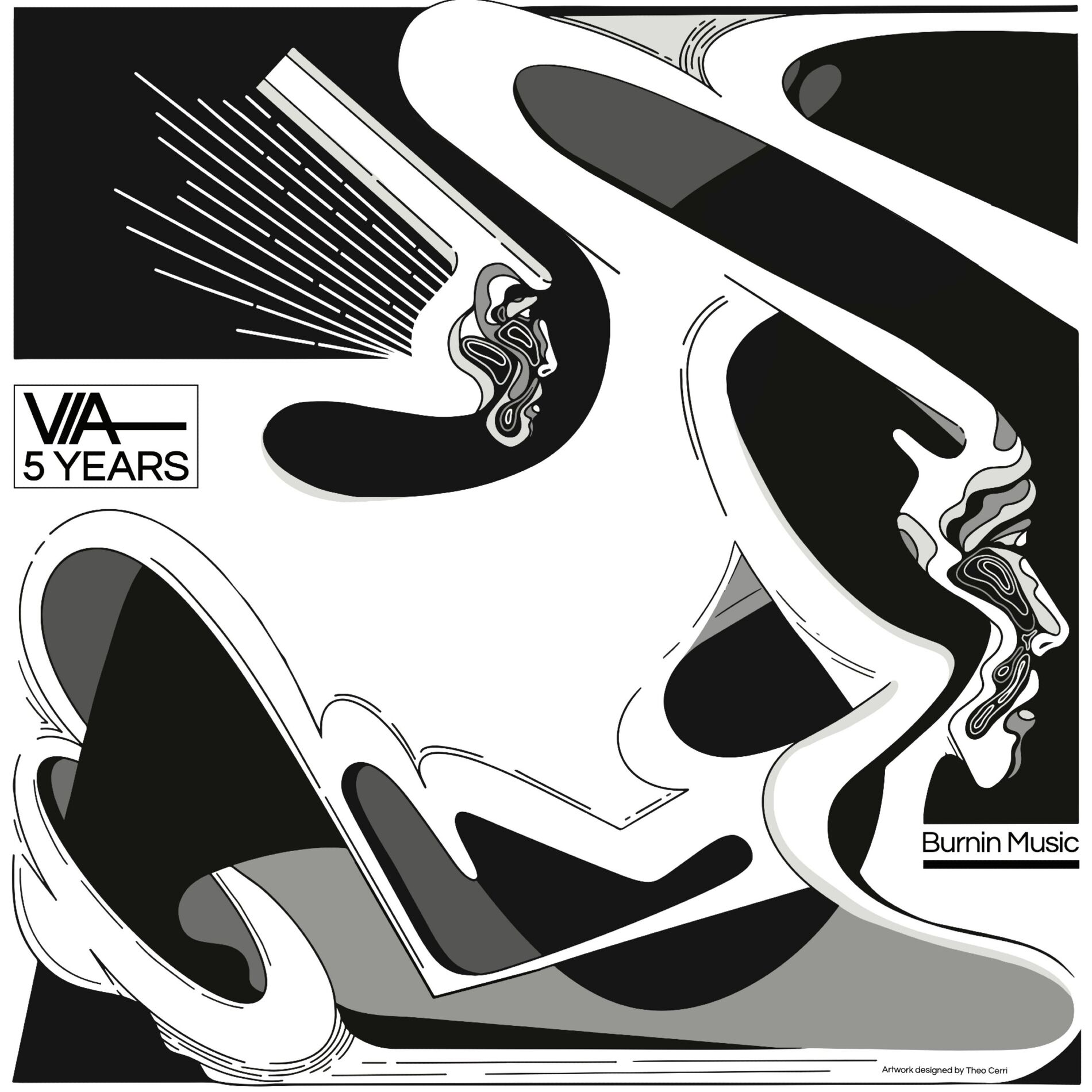 Album cover of V/A 5 Years Burnin Music Compilation