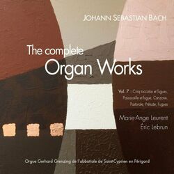 Cover of J.S. Bach: The complete organ works, Vol. 7: Toccatas et fugues, 8 petits préludes et fugues, Canzona, Pastorale (Orgue Grenzing de l'église de Saint-Cyprien en Périgord)