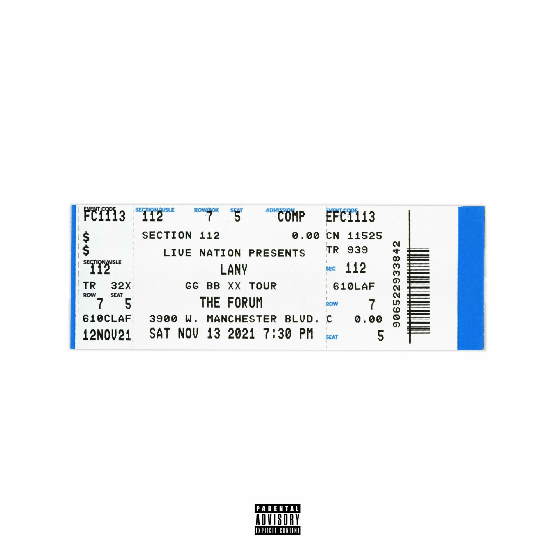 Album cover of live from The Forum