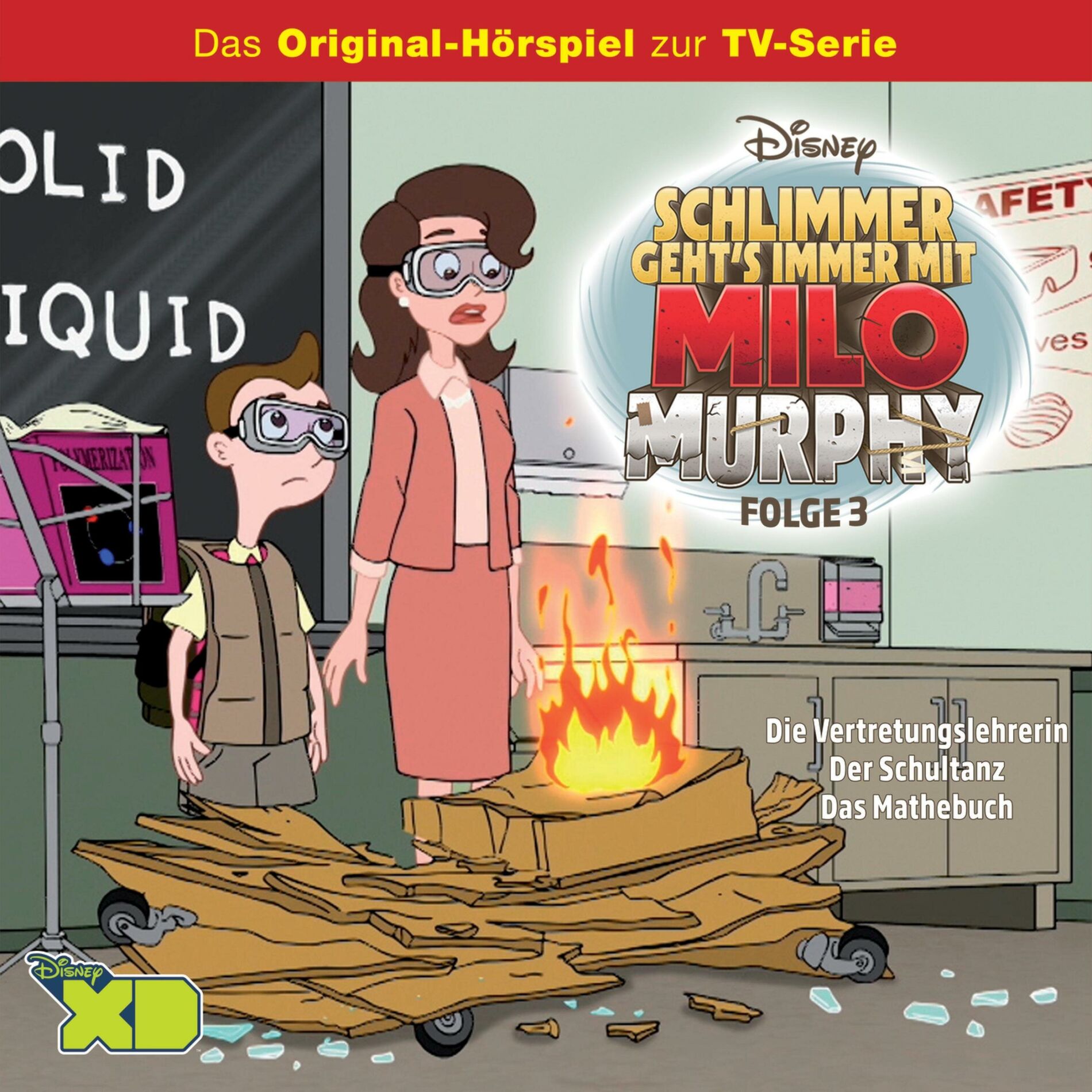 Album cover of 03: Die Vertretungslehrerin / Der Schultanz / Das Mathebuch (Hörspiel zur Disney TV-Serie)