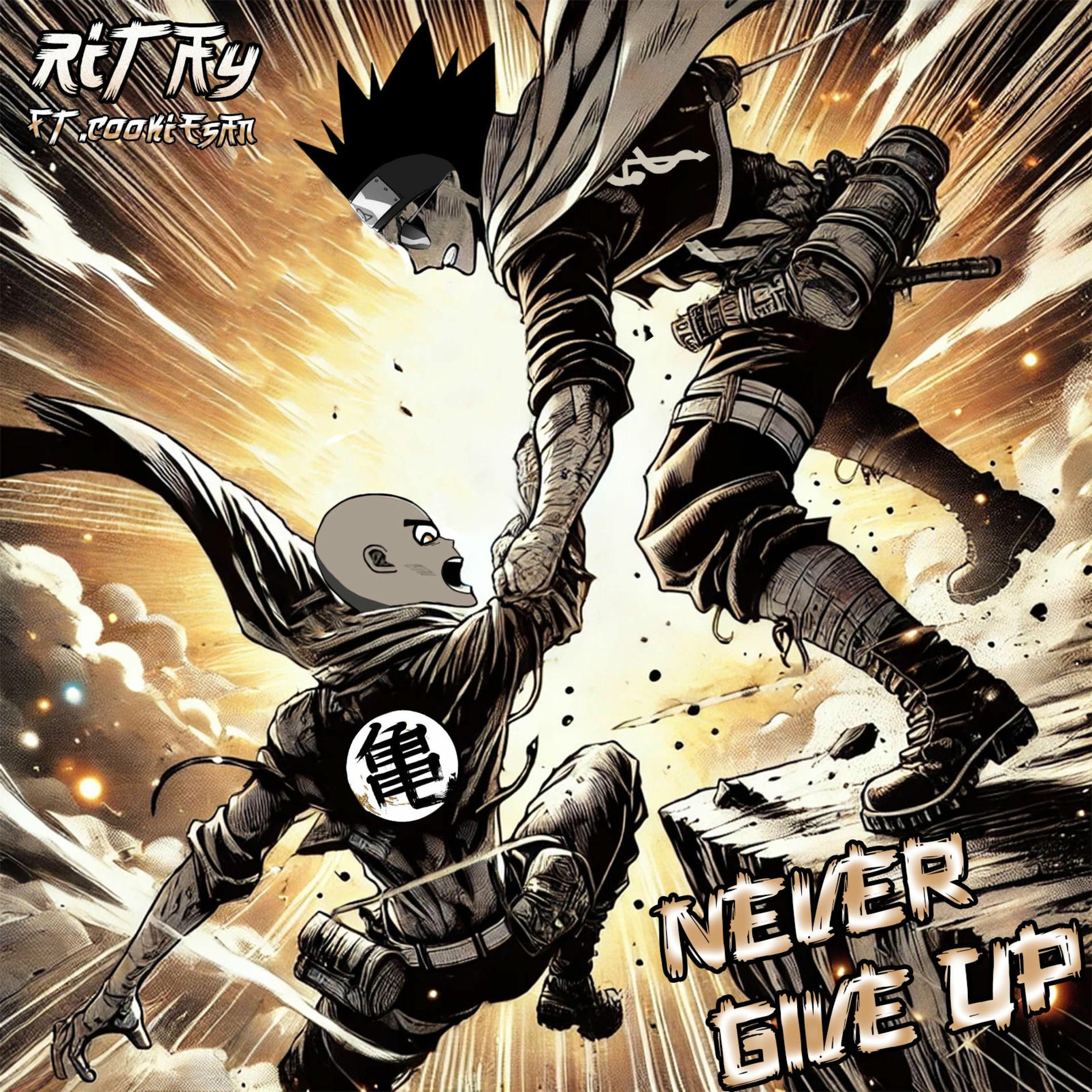 Album cover of Never give up