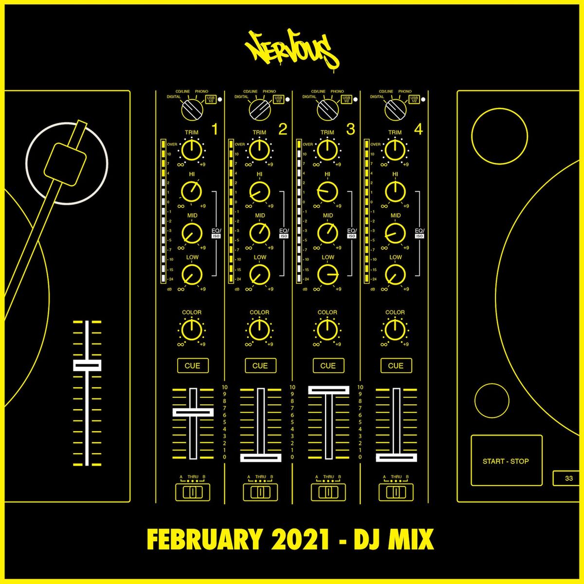 Album cover of Nervous February 2021 (DJ Mix)
