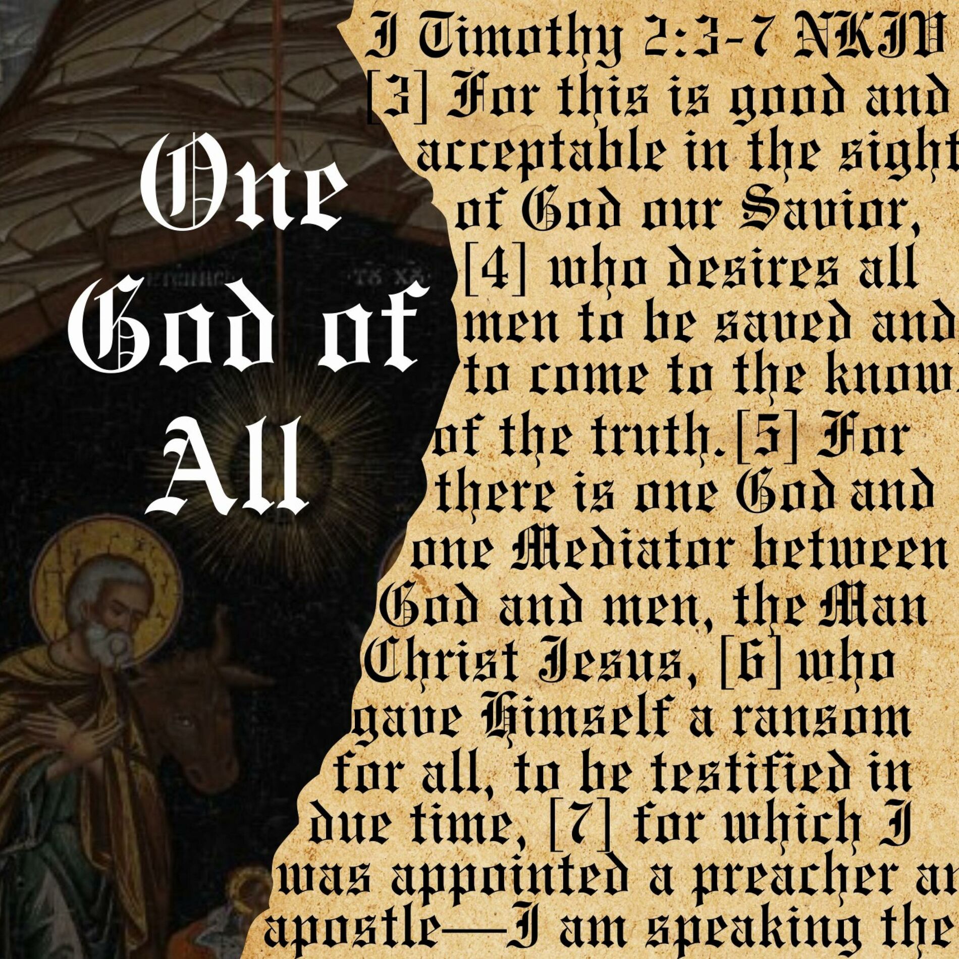 Album cover of One God of All