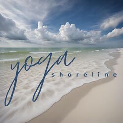 Cover of Yoga Shoreline: Guitar Serenade with Gentle Water Sounds for Yoga Routine