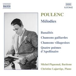 Cover of Poulenc: Melodies
