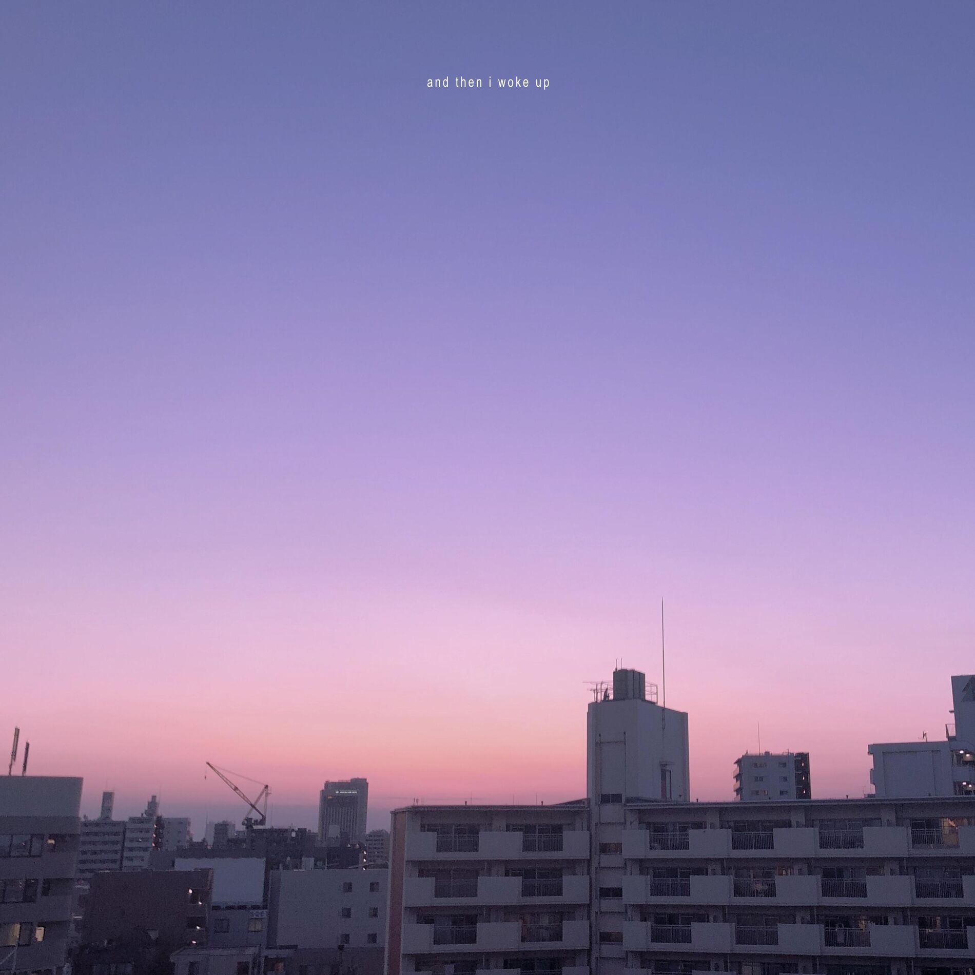 Album cover of And Then I Woke Up