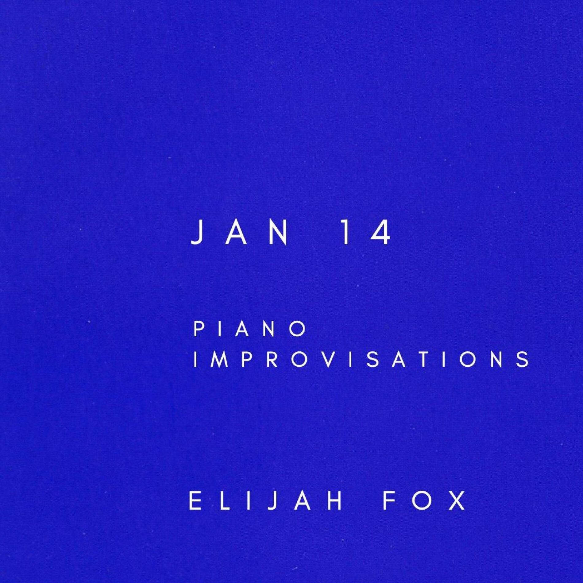 Album cover of Jan 14 (Improvisations)