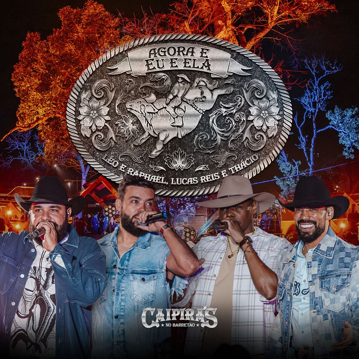 Album cover of Agora é Eu e Ela (Caipira's no Barretão Ao Vivo)