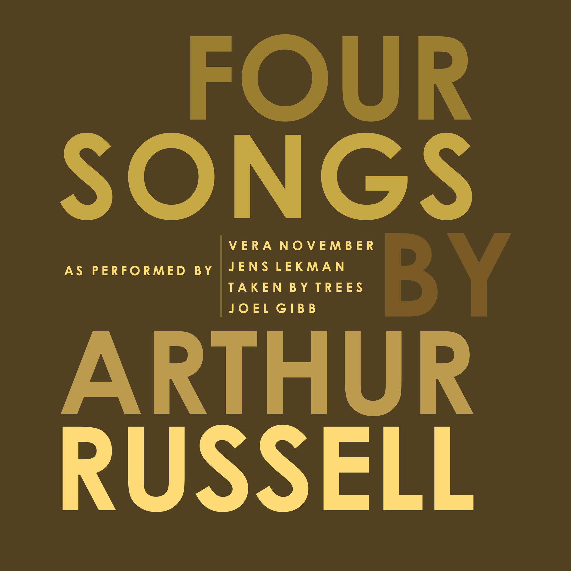 Album cover of Four Songs by Arthur Russell