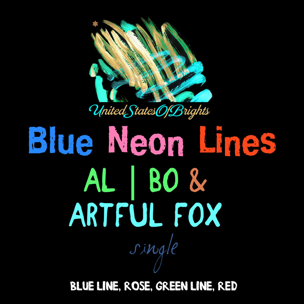 Picture of Blue Neon Lines