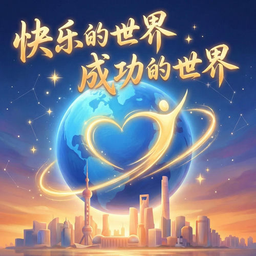 快乐的世界成功的世界