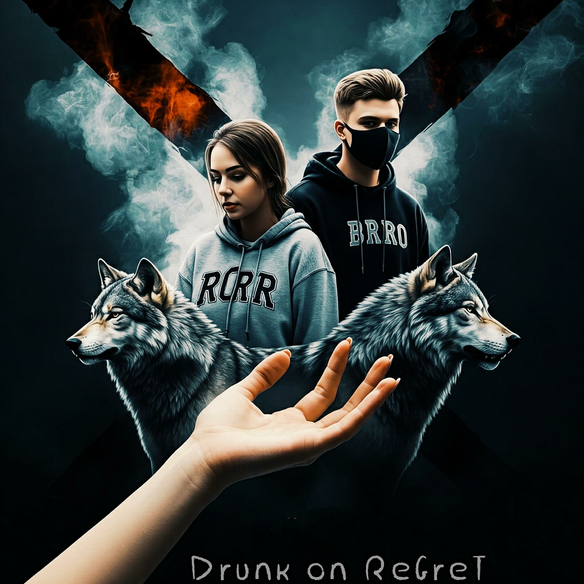 Album cover of Drunk on ReGreT (feat. PropheticWerd$, NEXT LEVEL UP STUDIO'S OLD CATALOG & WiZdOm)