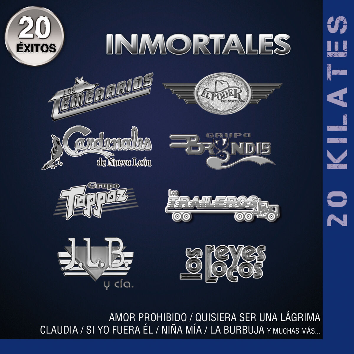 Album cover of 20 Kilates 20 Éxitos (Inmortales)