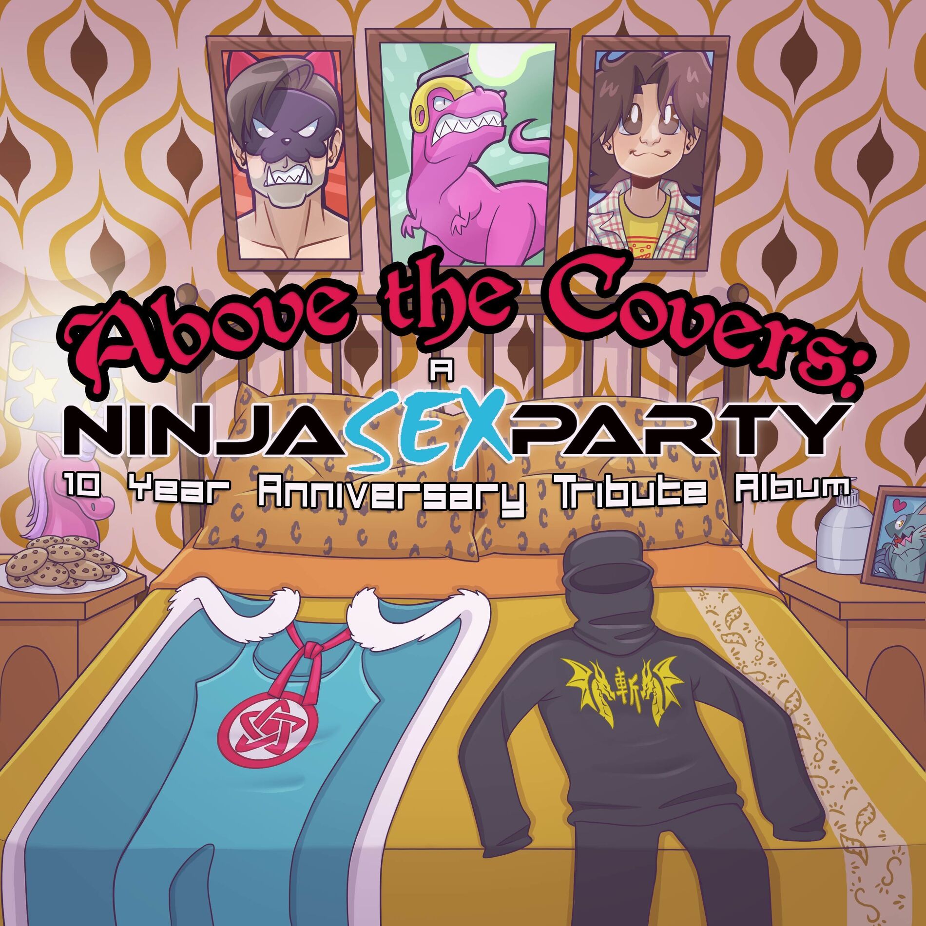 Album cover of Above The Covers: A Ninja Sex Party 10 Year Anniversary Tribute Album
