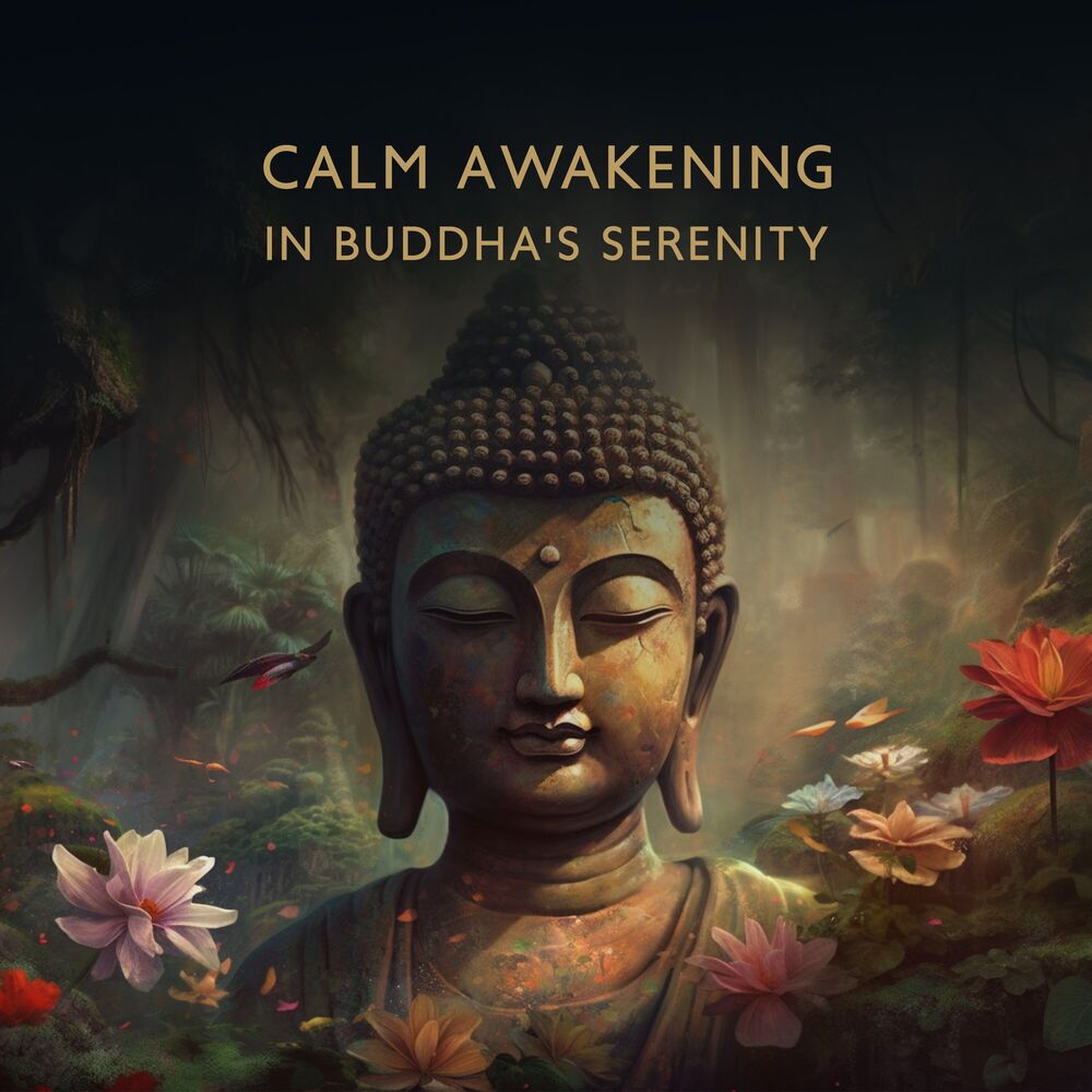Picture of Calm Awakening in Buddha's Serenity: Tibetan Singing Bowls, Buddhist Meditation, Lotus Temple of Zen