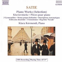 Cover of Satie: Piano Works (Selection)