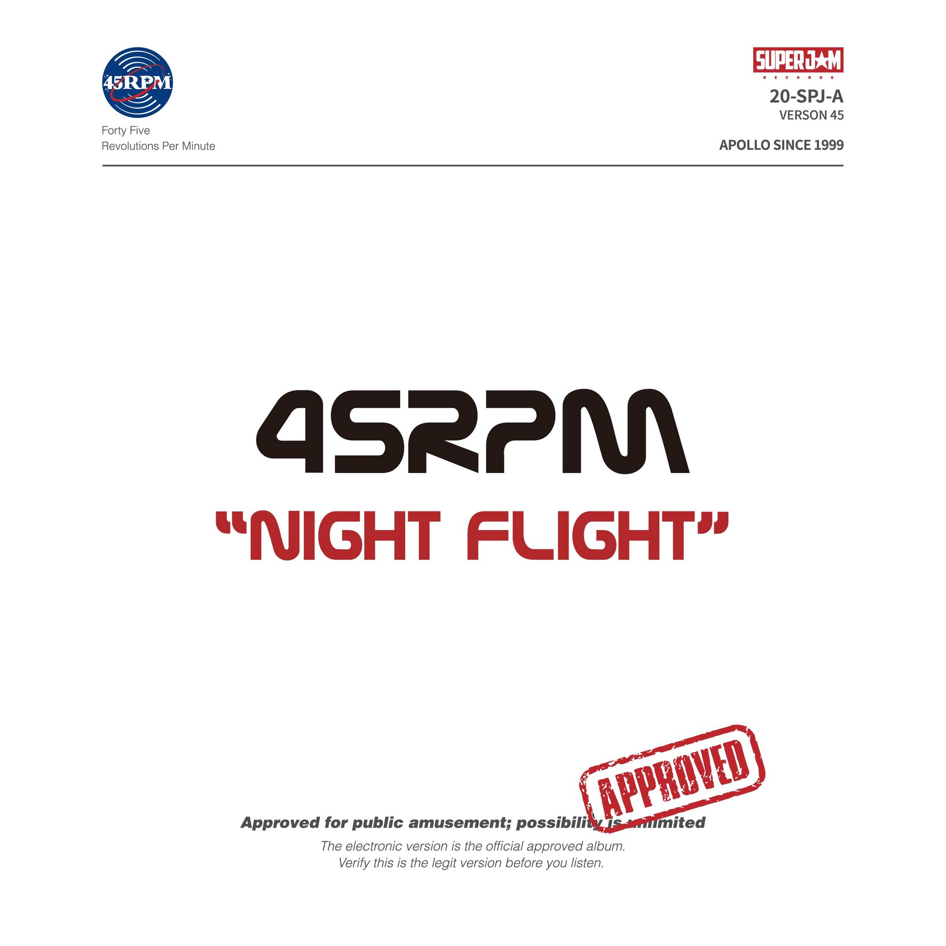 Album cover of Night Flight