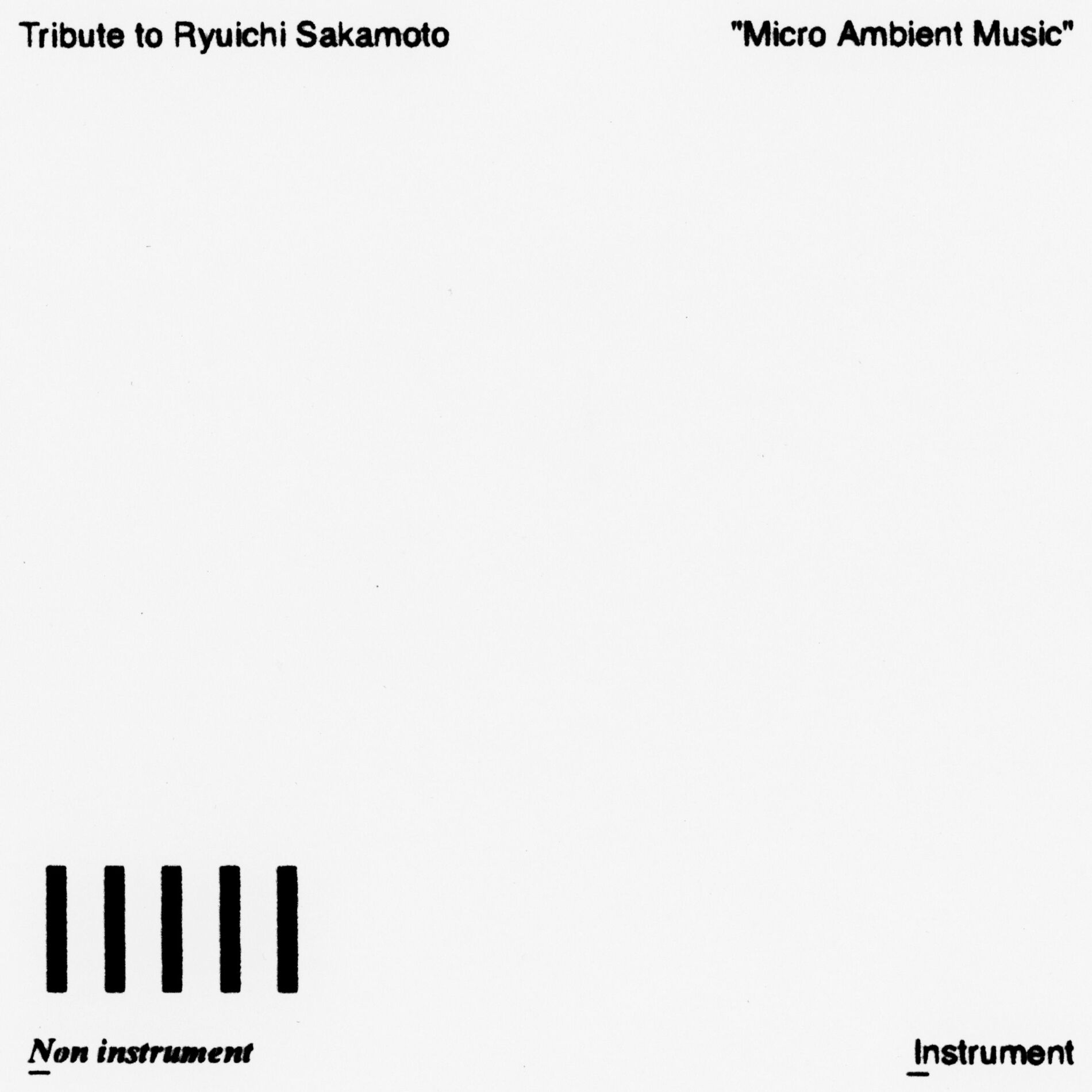 Album cover of Tribute to Ryuichi Sakamoto 
