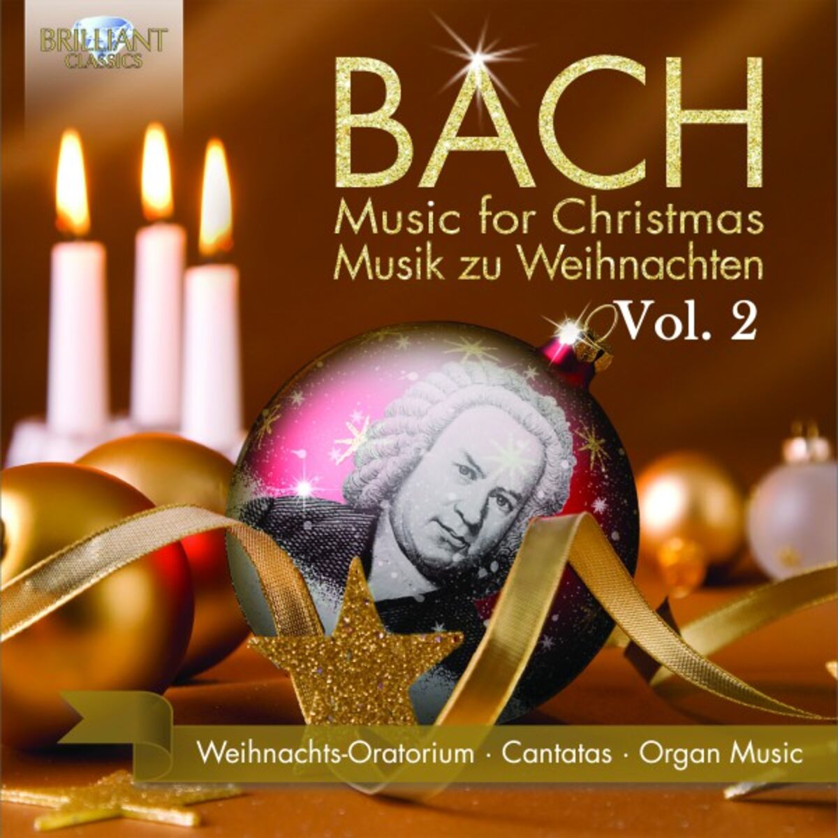 Album cover of Bach for Christmas/Bach zu Weihnachten, Vol. 2