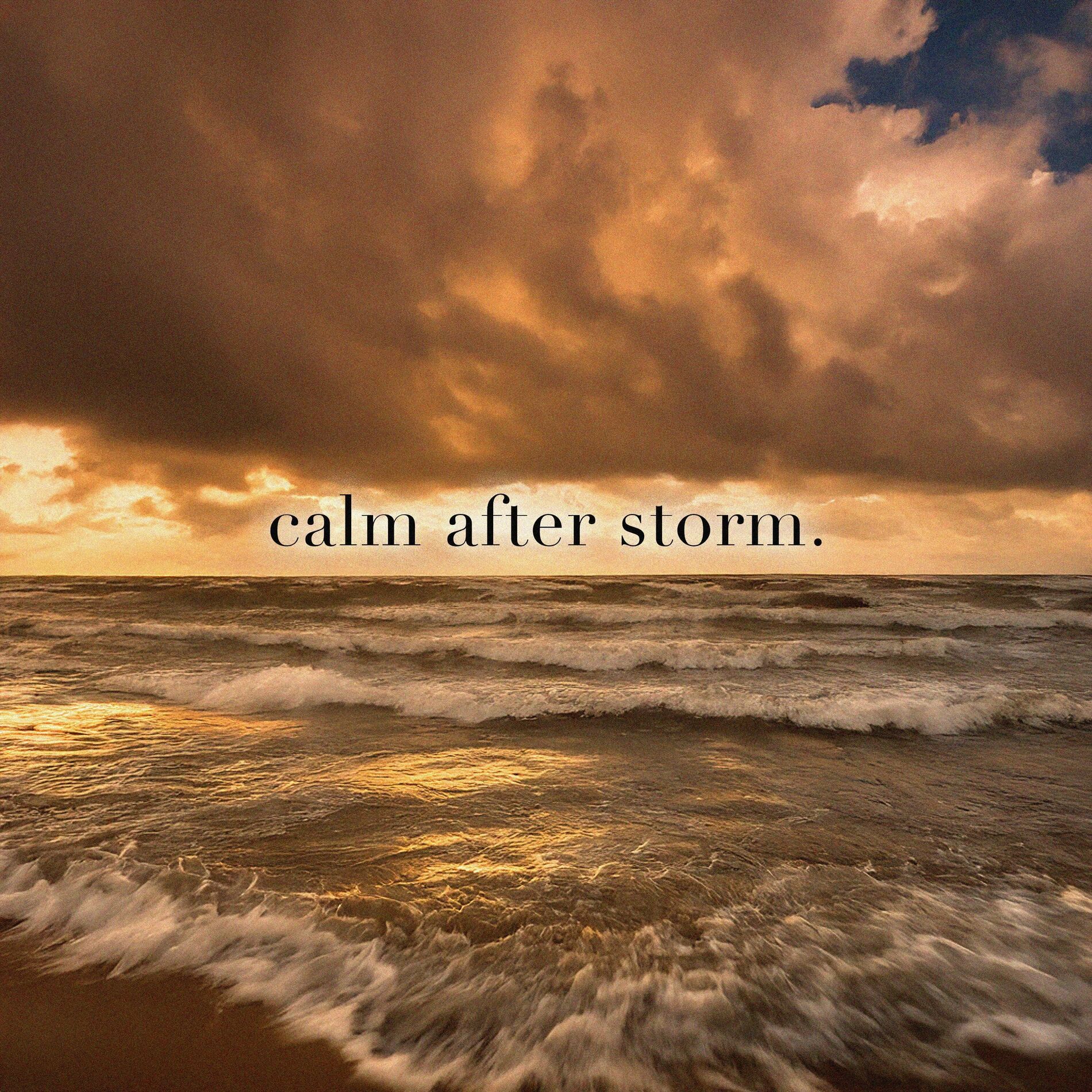 Album cover of calm after storm.