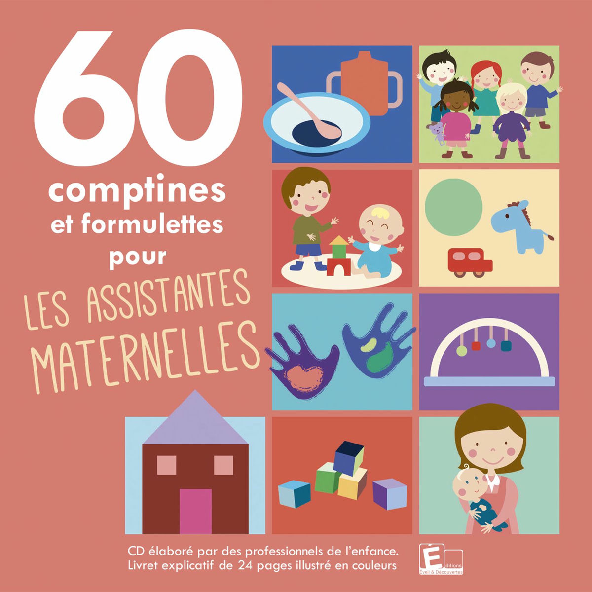 Album cover of 60 Comptines et formulettes pour les assistantes maternelles